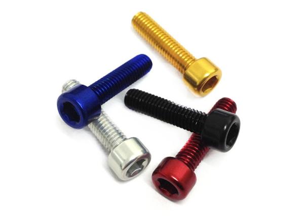 M5 Titanium Bolts Screws Plating Gold Allen Screw Cylindrical Cup Head Hexagonal Bolts