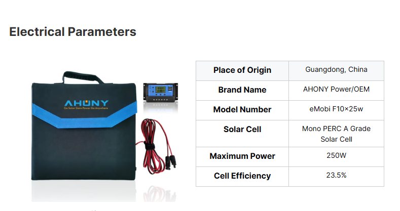 Kit de paneles solares de vidrio de 200W para camping de RV sin carga de la red