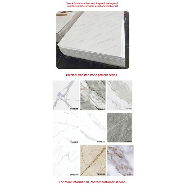УФ ПВХ мраморная доска Внутренние декоративные пластиковые листы Стенные покрытия 3D печать ПВХ мраморная УФ-лист