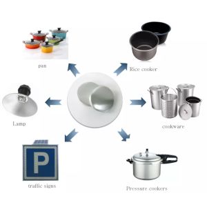 серебряная алюминиевая вафля 1060-H14 вокруг дисков для варить лоток