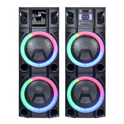45Hz - 20KHz 300W Active Speaker Pair Big Power 12 Inch Double Speaker Box