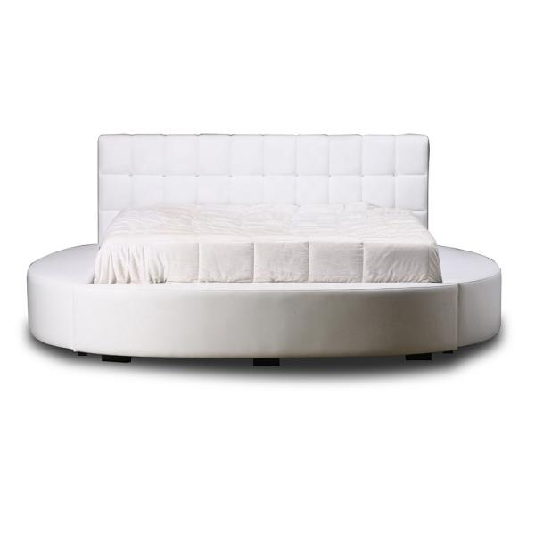Bedroom Round Ottoman Storage Bed Multifunctional Comfortable