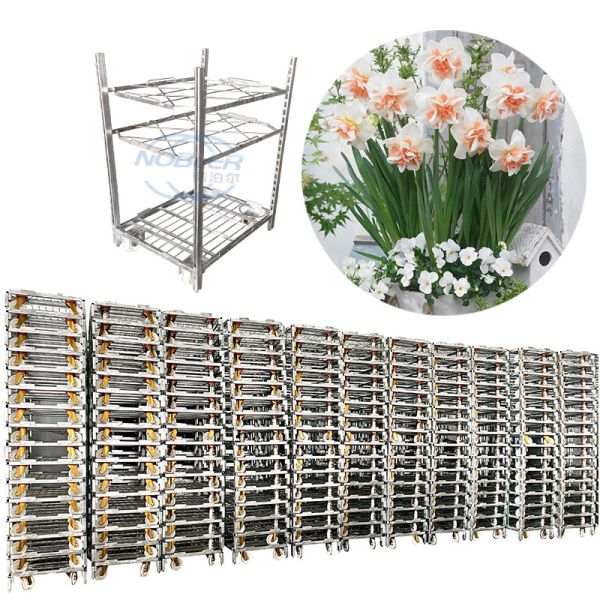 Metal plate Danish trolley hot dip galvanized nursery special trolley