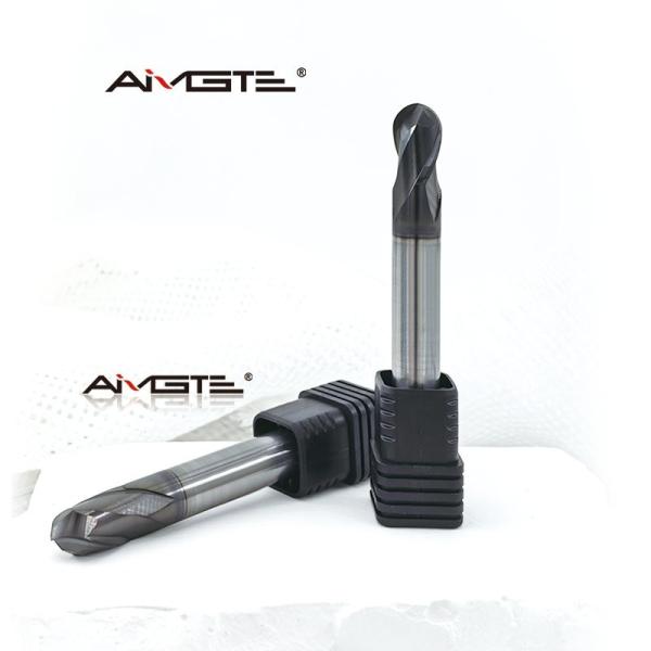 10mm 2 Flute Solid Carbide Ball Nose Endmill HRC60 Hardened Steel Milling Cutter TiAlN Coated CNC Contouring Tool Precision Radius Cutting