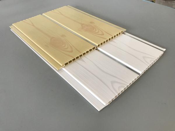 200 panneaux de revêtement en bois artistiques intérieurs de PVC du × 5.95M pour l'épaisseur du restaurant 8