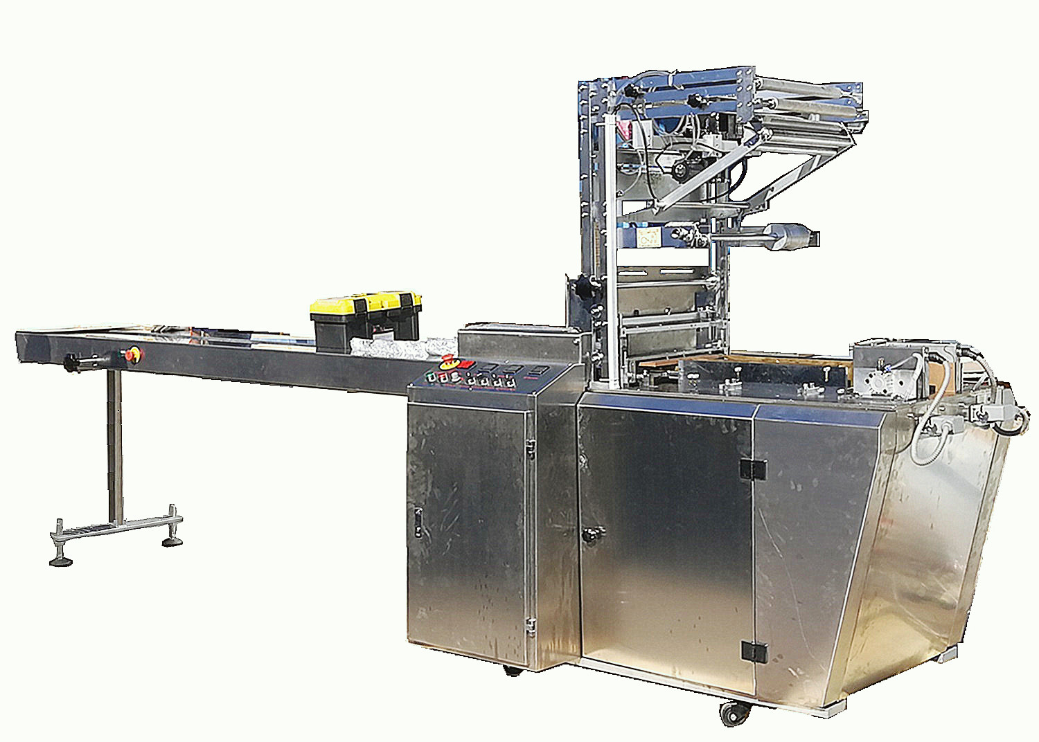 600W Автоматическая машина для упаковки печенья SWH 7017 Wraping Packing Machine