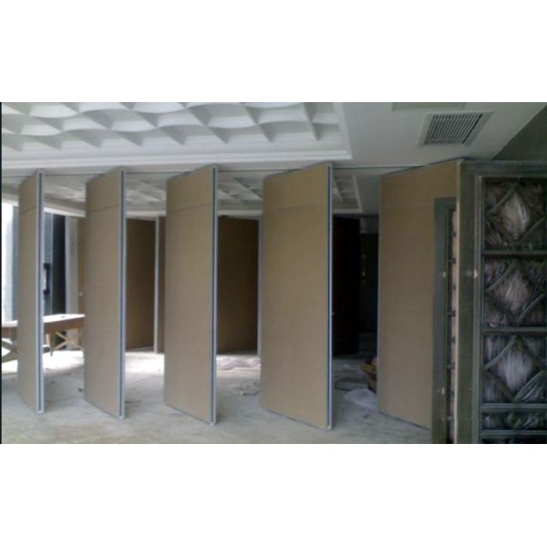 Gymnasium Operable Partition Walls Panel System / Removable Sliding Partition Doors