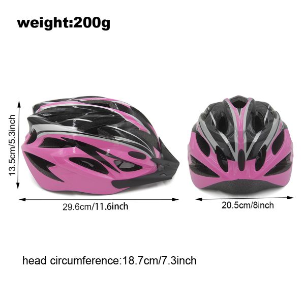 Safe Design Pink Mountain Bicycle Helmet Sports Bike Cycling Helmet Bicycle Accessories