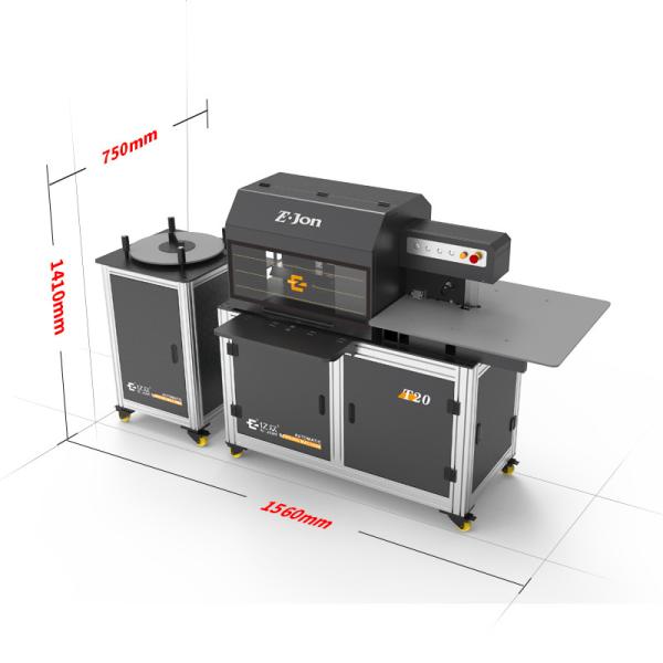 EJON T20 2mm Aluminum Stainless Steel Channel Letter Bending Machine for Sign Making