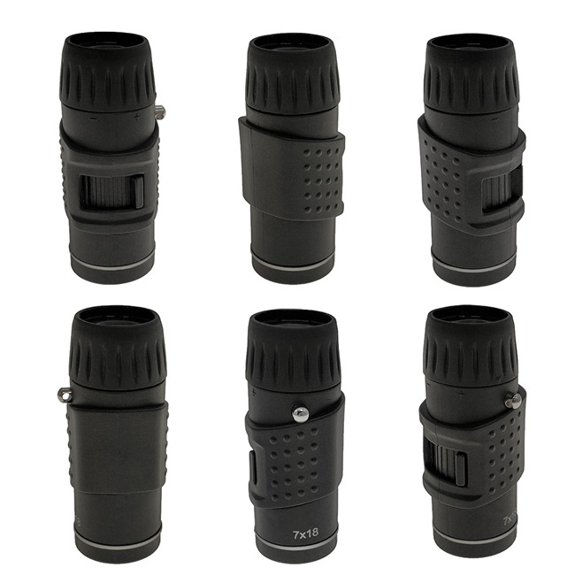 Небольшой легковес телескопа 7x18 Pockect Monocular с резиновой кожей