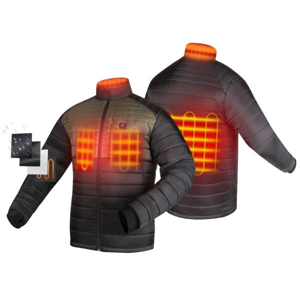 Waterproof Men'S Battery Electric Heated Jacket Anti Wind