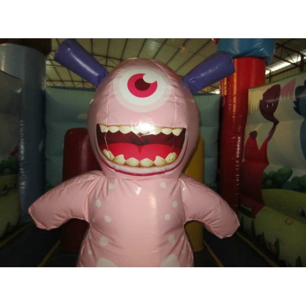 Прыжки извергов дома цифровой картины маленьких извергов раздувные надувные для Хэллоуина