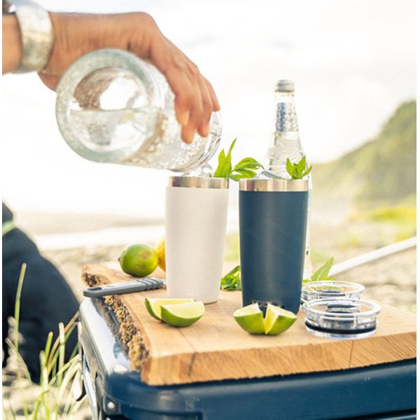 FDA Coffee Mug Stainless Steel Tumbler , 20oz Double Wall Stainless Steel Wine Tumbler