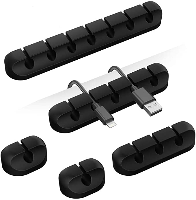 1-7 Slots Cable Wire Clips Customized For Office Home USB Wiring