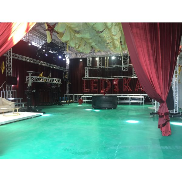 Специализированный алюминиевый болт световой тресс вращающийся и подъемный круг тресс