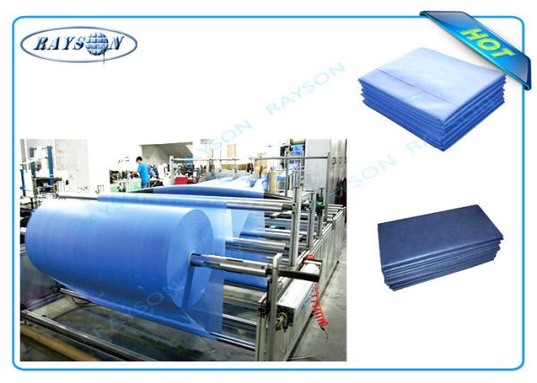 Blue or Green Waterproof PP Medical Non Woven Fabric for Surgical Mask or Disposable Bedsheet