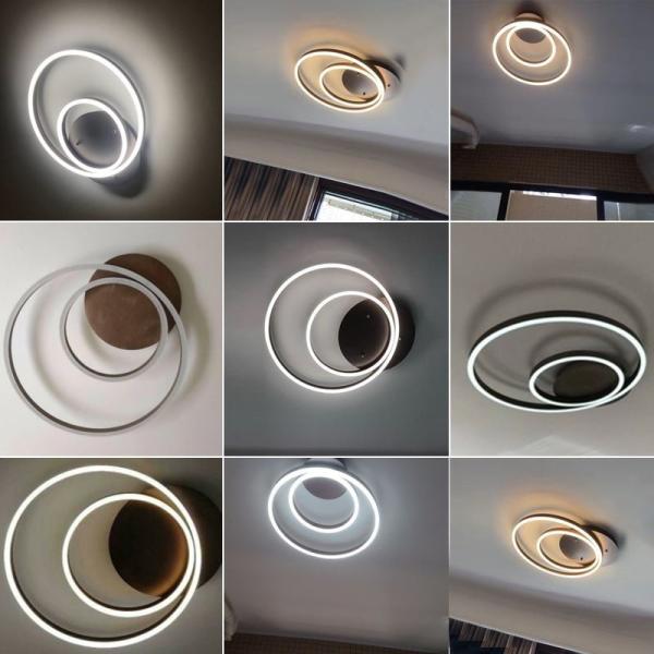 Ring Black Ceiling Lamps For Indoor home decorate ceiling lights (WH-MA-92)