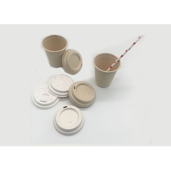 дружественный к Эко Biodegradable бумажный стаканчик чая молока кофе фарфора пульпы 8oz сахарного тростника устранимый