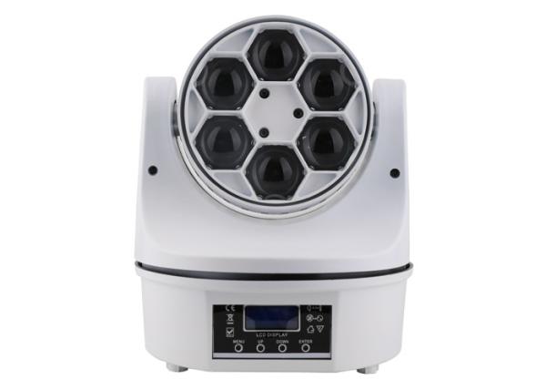 6 X15w Rgbw Bee Moving Head Led Disco Light High Brightness 110 - 240v Sound Actived