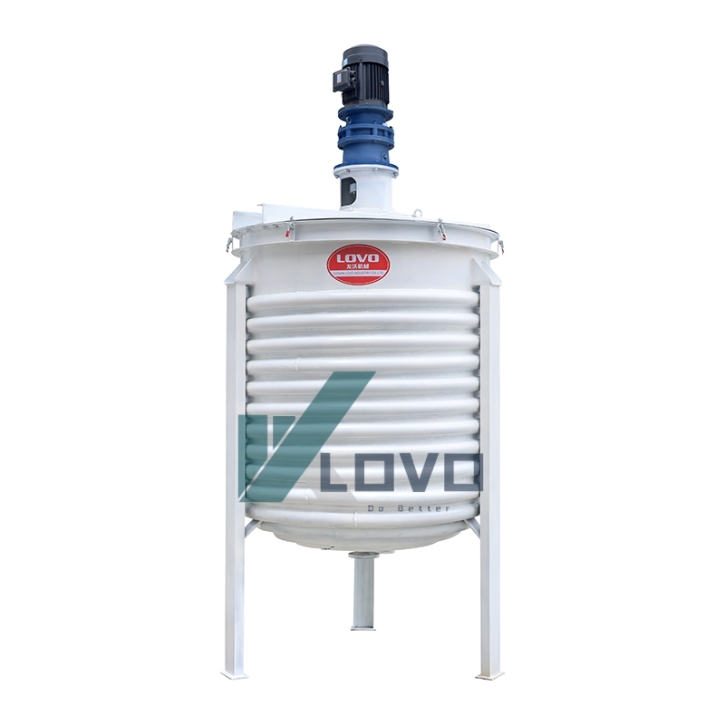 Steam-heated Mixing Tank with External Coil Soap Making Machine Mixing Tank Soap Saponification Tank With Heating And Stirring Function