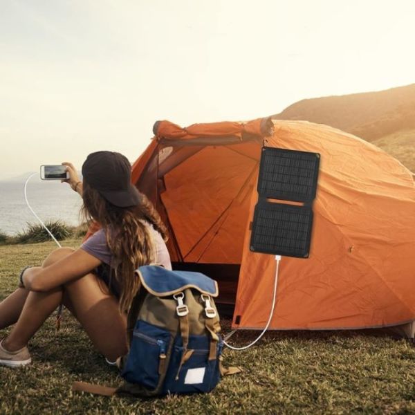 Durable 30W Portable Solar Folding Bag For Outdoor Adventures