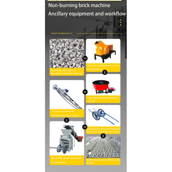 Easy Operation Block Making Machine for Hollow Bricks Concrete Bricks and Hole Bricks