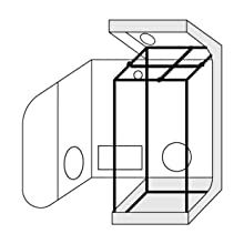 Grow Tent, Growing Room, 600D Mylar Highly Reflective Aluminum Hydroponic Plant Growing Tent Insulation Grow Room