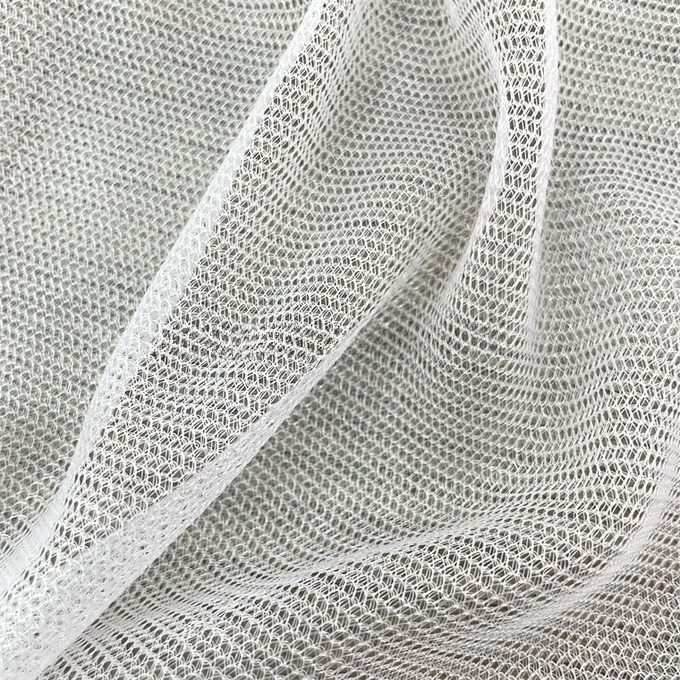 Спортивная одежда Dry Fit Polyester Mesh Ткань Удаление влаги с дизайном глазника