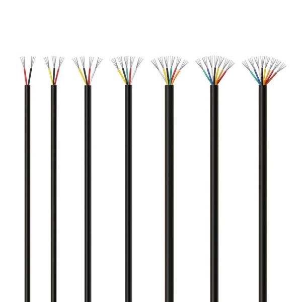 UL Standard 2464 Shielded Multi-core Electrical Cable with PVC Insulation and Tinned Copper Wire for Electronic Equipment