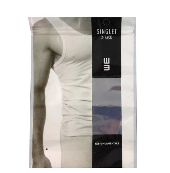 3-Sides Sealed Aluminum Foil Packaging Bag Clothing Packing Bag with Zipper