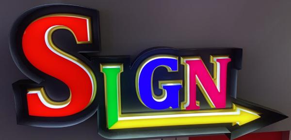 Anti Corrosion DC24V ODM Metal Marquee Acrylic Box Letters
