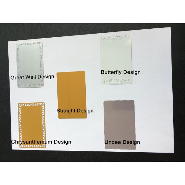 0.22 mm 0.32 mm 0.45 mm Advanced Metal Business Cards Private Custom Name Card