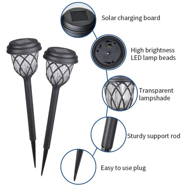 Solar Garden Light 1 Outdoor Waterproof Solar Lawn Light for Landscape Garden Pathway