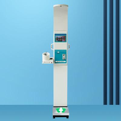 Coin Operated Ultrasonic Height and Weight Machine Blood Pressure Machine Body Fat Analyzer