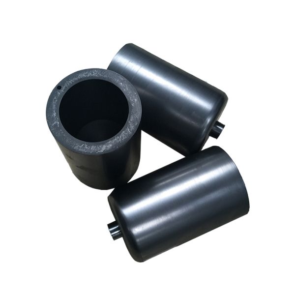 Melting Graphite Crucible for Electric Furnaces 85mm Top Diameter High Purity Material