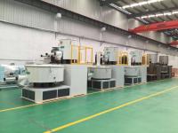 Máquina plástica do misturador do controle do tela táctil do PLC para a tubulação do PVC/fatura do perfil