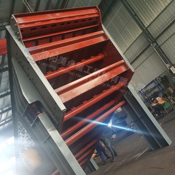 3 Phase Motor Circular Vibrating Screen Uniaxial  Simple Operation For Crushing Plant