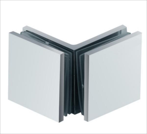 Cast Stainless Steel Glass Shower Door Clamps Corrosion Protection