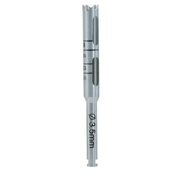 Length 13/15mm Dental Implant Tools Trephine Burs Stainless Steel
