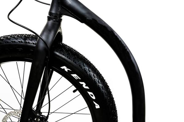 20 Black Big Kick Scooter Steel 700C Alloy Hi-Ten Steel