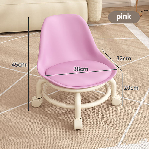 Detachable Seat Cushion Low Stool With Backrest Four Corner Base For Child'S Healthy Sitting Posture