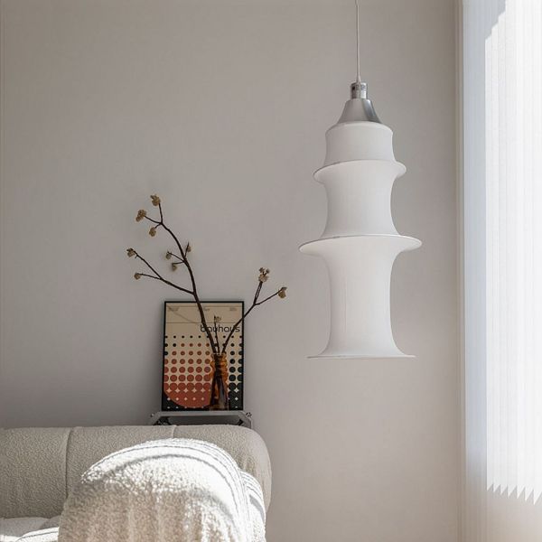 Fabric Long Chandelier For Living Room Dining Room Tea Room Bedroom Bar Bedside