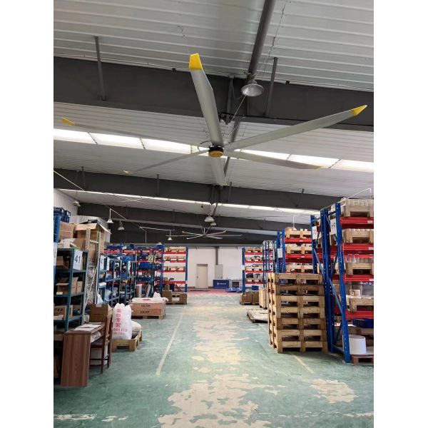 HVLS промышленный вентилятор мощное решение для охлаждения больших и больших помещений от 8 до 24 футов