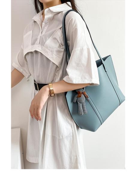 High Value  Large Capacity Genuine Leather Tote Portable PU Shoulder Bag