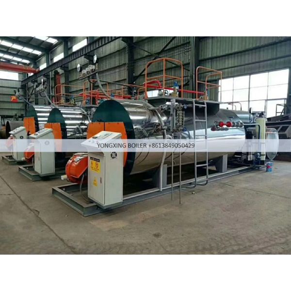 Calderas de fuel Curculation natural de la calefacción de la caldera de tubo de fuego horizontal de 8 toneladas