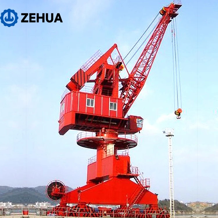 Rail-Mounted Heavy Duty Crane Harbour System for Dock Operations