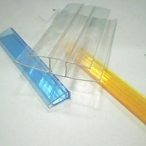4mm 6mm 8mm 10mm Polycarbonate Profile H Connecter For Plate And Plank