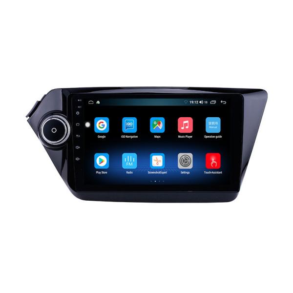 Android 10 Touch Screen Quad Core Car WIFI GPS Rádio Estéreo Vídeo Áudio Para Kia K2 RIO 2011- 2015 Car DVD Player