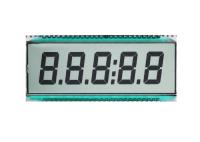 O Lcd monocromático segmenta o módulo da exposição da exposição HTN LCD com o luminoso branco do diodo emissor de luz