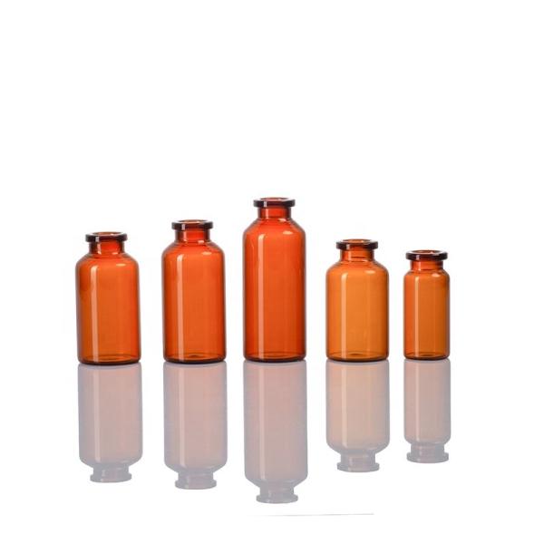 Frasco de injeção de frasco de vidro tubular transparente de 5 ml